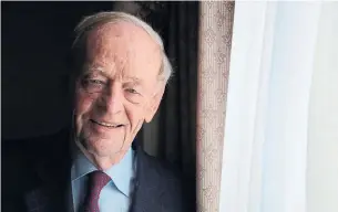  ?? BRUCE CAMPION-SMITH TORONTO STAR ?? Jean Chrétien’s new book, My Stories, My Times, is a series of vignettes on policies, personalit­ies and events drawn from his decades of public service.