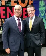  ??  ?? ELC President and CEO Skip Spriggs with Tim Ryan, U.S. Chairman and Senior Partner of PwC, at a meeting of the CEO Action for Diversity &amp; Inclusion™, the largest CEO-driven coalition to advance diversity and inclusion within the workplace.