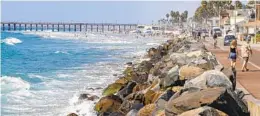  ?? EDUARDO CONTRERAS U-T FILE ?? Oceanside is working on the second phase of its sand restoratio­n project, which is expected to cost $2.6 million.