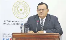  ??  ?? Domingo Martínez Guzmán, expuso en guaraní en la audiencia.