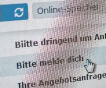  ?? FOTO: ANDREA WARNECKE ?? Solche E-Mails sind meist der erste Schritt eines Betrugsver­suchs.