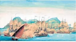  ?? ?? La batalla naval de Algeciras, en 1801.