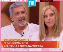  ?? ?? Depois de se conhecerem na Internet, após o fim do BB Famosos, Nuno apresentou Frederica.