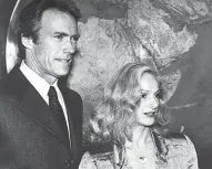  ?? GERALD MARTINEAU/THE WASHINGTON POST ?? In 1982, Sondra Locke and Clint Eastwood attended a State Department screening of Eastwood’s film “Firefox.”