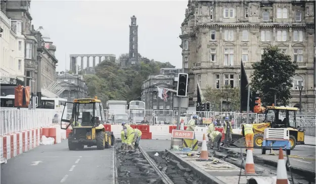  ?? PICTURE: JAYNE WRIGHT ?? 0 A dispute over work in Princes Street threatened to turn Edinburgh into a ‘laughing stock’ said former TIE chairman David Mackay