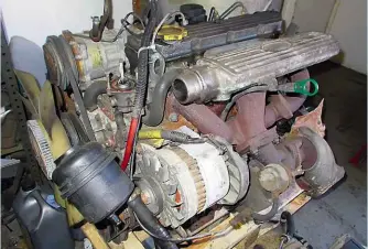  ??  ?? Another 200Tdi engine saved from the scrapyard