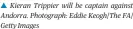  ?? ?? Kieran Trippier will be captain against Andorra. Photograph: Eddie Keogh/The FA/ Getty Images