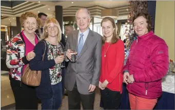  ??  ?? Fidelma Hanley, Charlotte Hannon, Gerry Tuohy, Maura Hanley, Maura McGettrick at the launch of the new Business Centre and Hotel Facilities at the Radisson Blu Hotel in Ballincar.