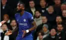  ??  ?? Rüdiger says he was racially abused during Chelsea’s match with Tottenham earlier this season. Photograph: Eddie Keogh/