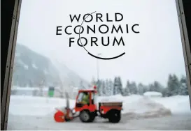 ??  ?? Hoy inician las reuniones en Davos.