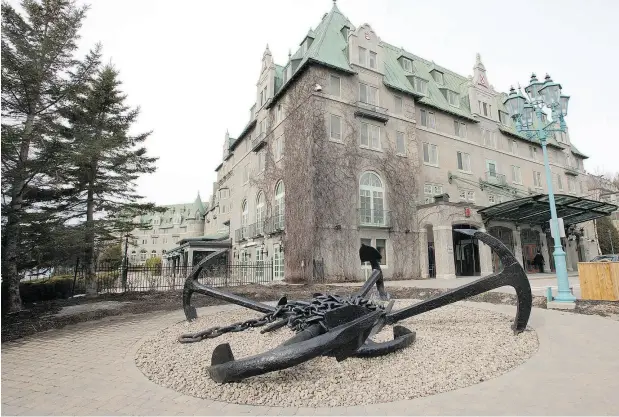  ?? RYAN REMIORZ / THE CANADIAN PRESS ?? The 405-room Le Manoir Richelieu in La Malbaie, Que., will host the G7 summit on June 8-9.