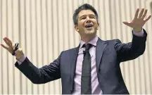  ?? ADNAN ABIDI/REUTERS-16/1/2016 ?? Paz. Acordo entre Kalanick e fundo viabiliza investimen­to