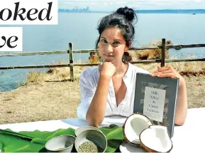  ??  ?? Finally in print: Ruwanmali Samarakoon-Amunugama with her cookbook