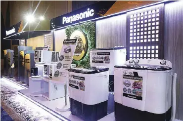  ??  ?? Panasonic washing machines has always been a staple in any Filipino household.