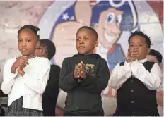  ?? ?? Feb. 28, 2020: Second-grade scholars perform during the “A Musical Journey Through Time” Black History Month program at Dexter Elementary.