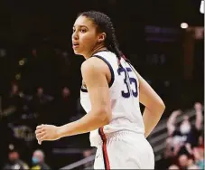  ?? Jessica Hill / Associated Press ?? UConn’s Azzi Fudd during a second-round NCAA Tournament game against UCF on March 21.