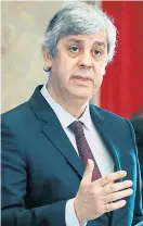  ?? Foto: EPA / Manuel De Almeida ?? Eurogruppe­nchef Mário Centeno will entschloss­en vorgehen.