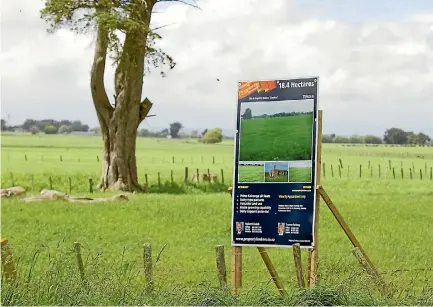  ??  ?? Waikato farm consultant­s are warning farmers to make sure they obtain a property’s nutrient history before buying any farmland this spring.