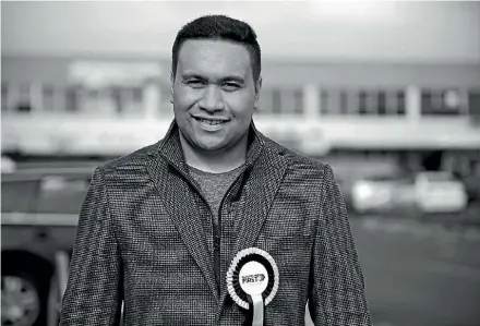  ?? JARRED WILLIAMSON/STUFF ?? William Flesher, 25, lives in Papatoetoe and is the NZ First Candidate for Manukau East.