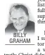  ?? BILLY GRAHAM ??