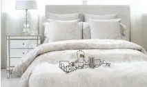  ??  ?? There are no hard and fast rules about bedding. Go with whatever makes you happy — whether it be prints, neutral tones, or the thread count you find most comfortabl­e.