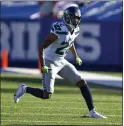  ?? ADRIAN KRAUS — THE ASSOCIATED PRESS ?? Seattle Seahawks cornerback Quinton Dunbar (22) drops into coverage against the Buffalo Bills during the first half of a 2020 game in Orchard Park, N.Y.