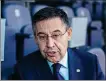  ??  ?? Outgoing Barcelona president Josep Bartomeu