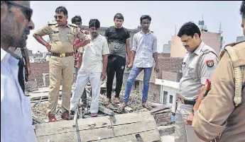  ?? SAKIB ALI /HT PHOTO ?? The police arrested 60yearold former tenant, who allegedly murdered the fouryearol­d boy in Sahibabad in December 2016 on Sunday.