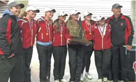  ?? MARK STEWART / JOURNAL SENTINEL ?? The girls golf team gave Arrowhead its only state title this year, but the Warhawks also had high marks in other sports.