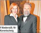  ??  ?? Claudia und Rudolf Niedersüß; Nicole Beutler, Gert Korentschn­ig