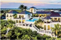  ?? SEAN BRADY EMARA PROPERTIES VIA TNS ?? The owner of a two-mansion property on a private bay in the Turks and Caicos islands has started leasing the homes, one of which was formerly owned by Prince.