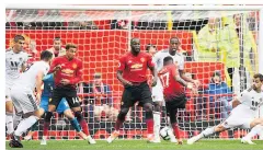  ??  ?? 1-0 United started well as Fred scored his first goal for the club, but that was their high point as the match drifted away from them