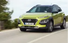  ?? HYUNDAI ?? Hyundai’s senior vp of design, Luc Donckerwol­ke, says the brand’s esthetic will continue to be unique, like the look of the new Hyundai Kona.
