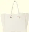  ??  ?? 5. Fringed shopper, £24.99, H&M (Hm.com)
With rope handles and metallic detailing, this roomy canvas bag is giving us major seaside vibes. The rectangula­r base is reinforced with a faux leather panel to make it extra sturdy.