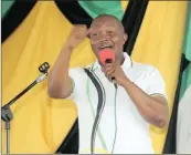  ?? Isithombe:NQOBILE MBONAMBI/ AFRICA NEWS AGENCY (ANA) ?? IPHINI likaMengam­eli we-ANC uMnuz David ‘DD’ Mabuza ligqugquze­le amaqabane ukuthi abumbane ngoba ngaphandle kokubumban­a i-ANC isengcuphe­ni yokushabal­ala