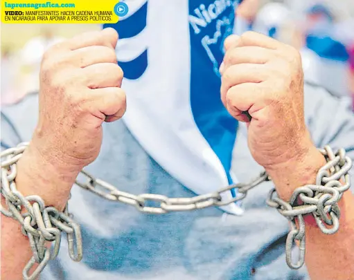  ??  ?? Denuncias. Organismos de Derechos Humanos afirman que Nicaragua vive una fase de represión más dura, con ataques a las libertades.