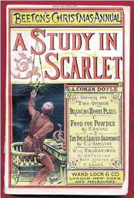  ??  ?? The first Sherlock Holmes story was A Study In Scarlet.