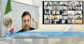  ?? FOTO/CRESCENCIO TORRES ?? El Diputado Jesús Oviedo Herrera, pidió analizar por qué Ernesto Prieto iba en su vehículo en el momento de la sesión de pleno.