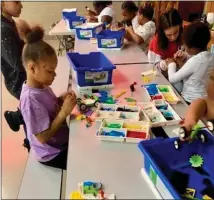  ?? GREATER POTTSTOWN TENNIS & > LEARNING / FOR MEDIANEWS GROUP ?? Greater Pottstown Tennis & Learnings’s STEAM/ Lego-based program enables kids to have fun while learning and aims to get more youth exercising and increasing their interest in tennis.