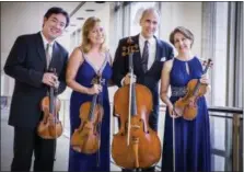  ??  ?? The New York Philharmon­ic Principal String Quartet.