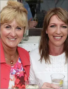  ??  ?? Nora Boggan and Suzanne Finn at Wexford races on Wednesday.