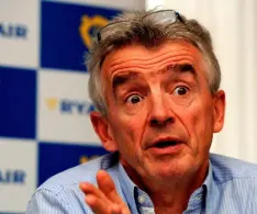  ??  ?? CLIMATE SCEPTIC: Ryanair boss Michael O’Leary