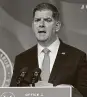  ??  ?? Boston Mayor Marty Walsh was picked to lead the Labor Department.