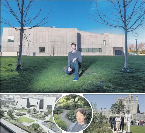  ?? MAIN PICTURE: JAMES HARDISTY ?? GRAND DESIGN: Hepworth Wakefield spokesman Ryan Johnson at the gallery; from left, the planned garden; Tom Stuart-Smith; the Queen’s Jubilee Garden.