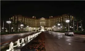  ?? Photograph: Giuseppe Cacace/AFP/ ?? The Ritz-Carlton hotel in the Saudi capital Riyadh.