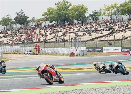  ?? FOTO: PEP MORATA ?? Los pilotos de MotoGP ya no trazarán en 2018 la chicane del Circuit de Barcelona-Catalunya, y a buen seguro que lo agradecerá­n