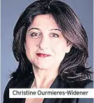  ??  ?? Christine Ourmieres-Widener