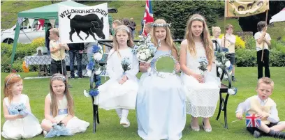  ??  ?? The communitie­s of Wildboarcl­ough and Macclesfie­ld Forest came together for annual Wildboarcl­ough Rose Queen Fete