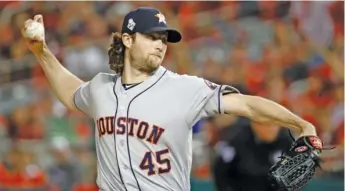 ?? AP ?? Former Astros ace Gerrit Cole agreed to a nine-year, $324 million contract with the Yankees on Tuesday.