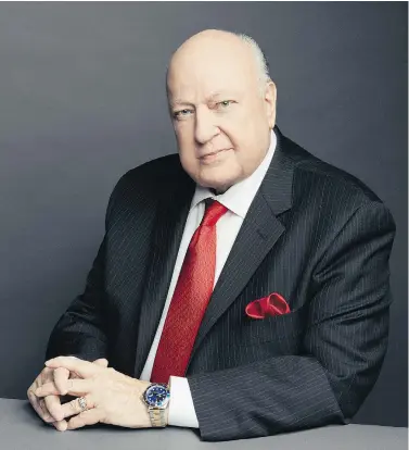  ?? WESLEY MANN / FOX NEWS VIA GETTY IMAGES ?? Roger Ailes resigned in 2016 as chairman of Fox News Channel after 26 women accused him of sexual harassment.